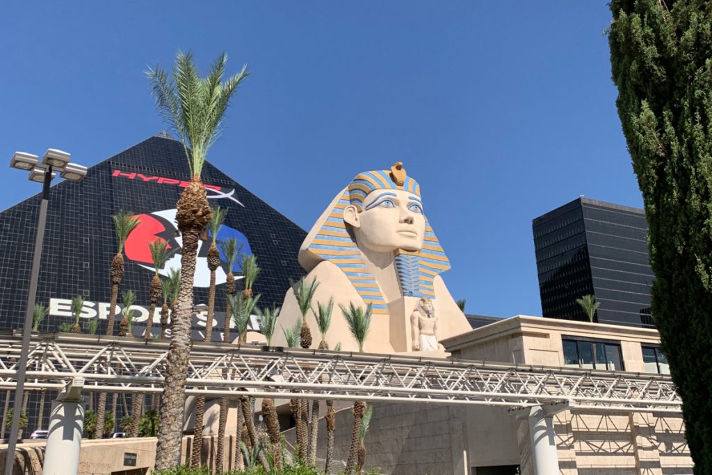 Sphynx and Pyramid at the Luxor Hotel, Las Vegas
