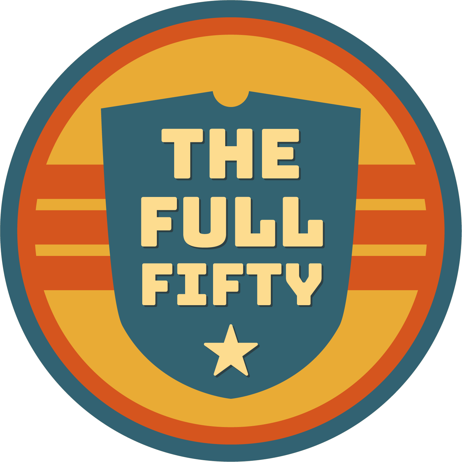 The Full Fifty Circle Shield Logo